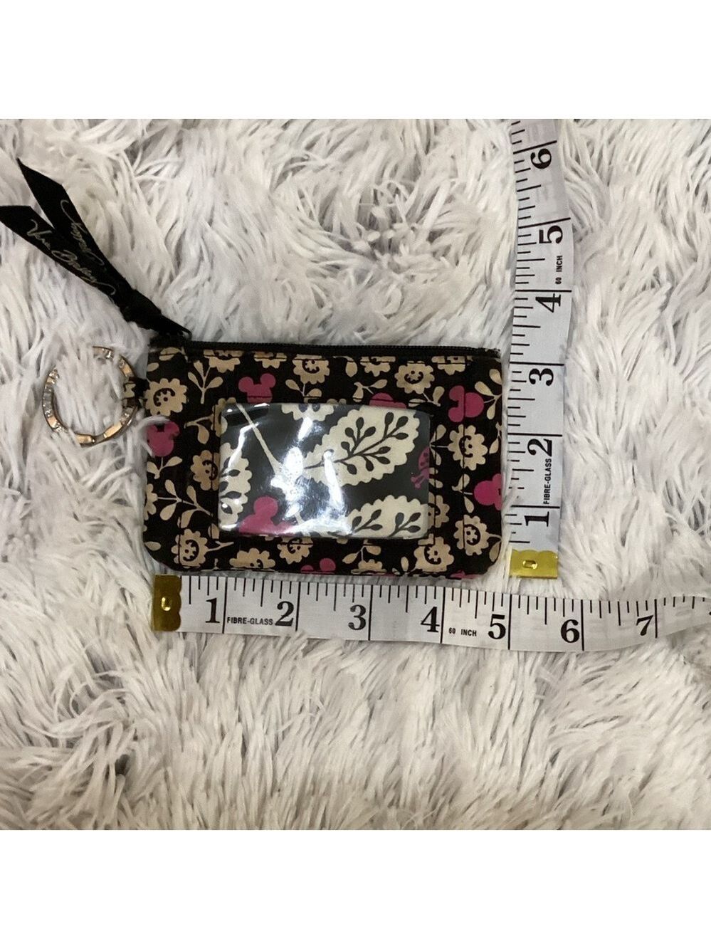 Disney Parks Vera Bradley zip ID Coin Keys Cards holder case - Picture 2 of 7